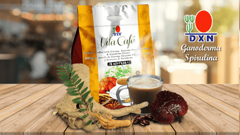 DXN Vita Cafe 6-in-1 Ganoderma Coffee – 6 Packs, 20 Sachets Each – Lingzhi Reishi – Halal, Kosher